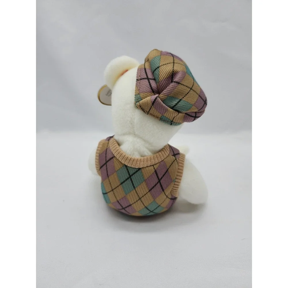TY Beanie Baby TOUR TEDDY the PGA Golf Bear (9 inch) NWT Stuffed Teddy Dad Gift